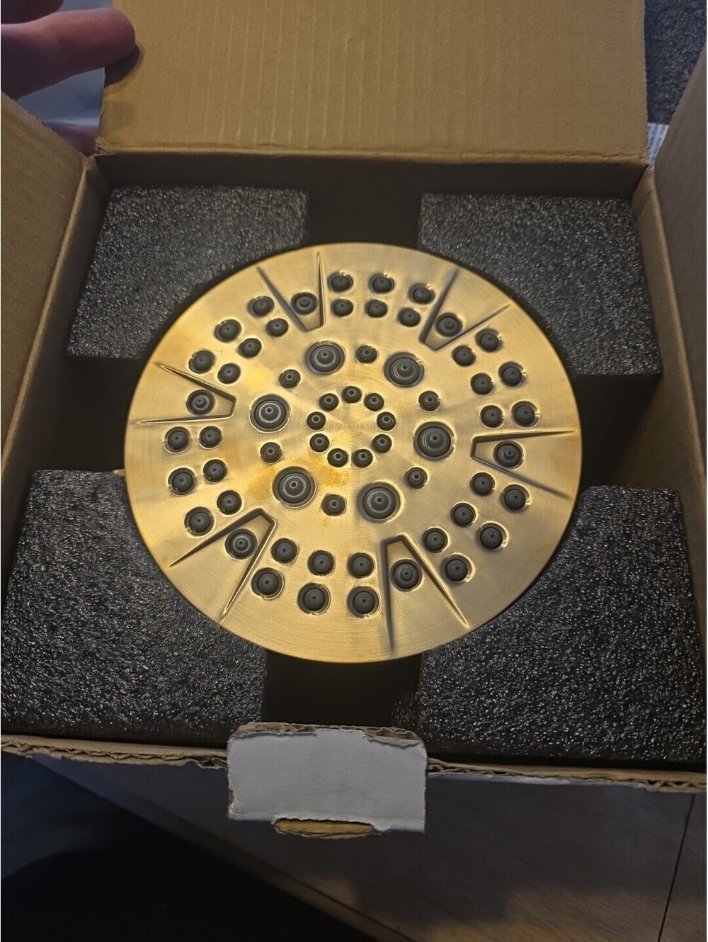 Delta 52535-CZ 5-Setting Showerhead - Champagne Bronze